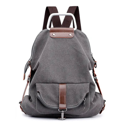 Canvas backpack women bag null