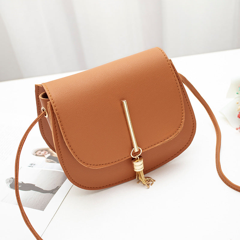 Shoulder bag tassel round bag women bag null