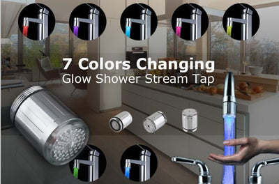 Creative Kitchen Bathroom Light-Up LED Faucet null