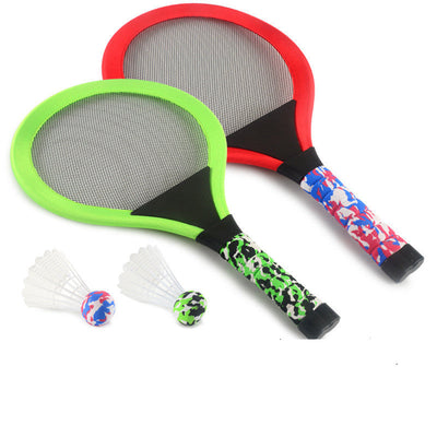 Children's luminous badminton racket set null