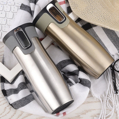 Vacuum Insulated Stainless Steel Travel Mugs Water Flask Thermal Tea Bottle null