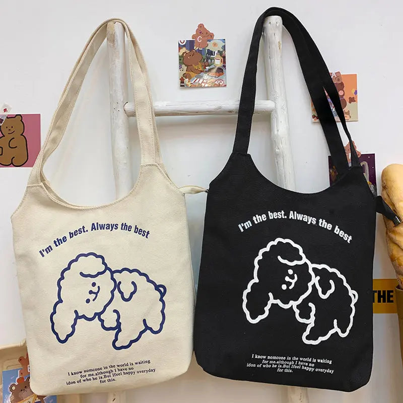 Take a shoulder bag women canvas bag null