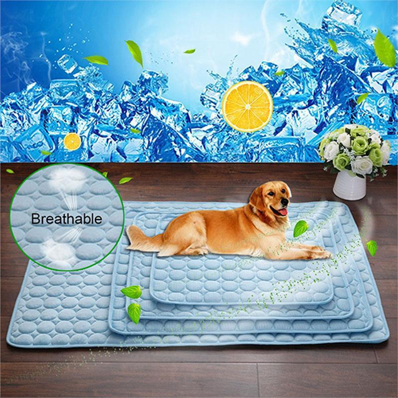 Pet Dog Cat Ice Silk Cold Nest Pad For Cooling In Summer null