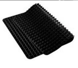 Non-Stick Silicone Pyramid Cooking Mat Baking Mat With Grid Versatile Oven BBQ Cooking Mat Heat-Resistant Mat Kitchen Tools Kitchen Gadgets null