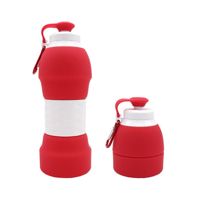 Silicone folding water bottle null