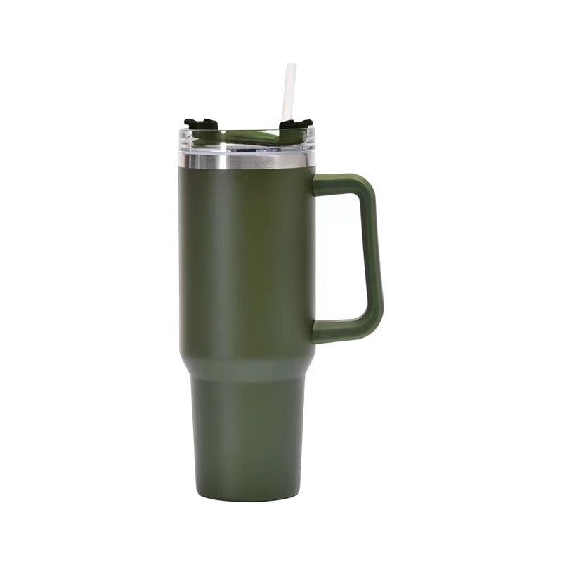 Stainless Steel Insulated Cup 40oz Straw Bingba null