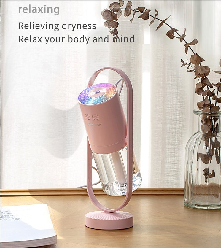 Magic Shadow USB Air Humidifier For Home With Projection Night Lights Ultrasonic Car Mist Maker Mini Office Air Purifier null