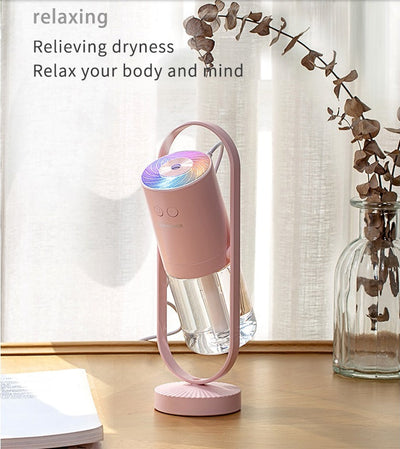 Magic Shadow USB Air Humidifier For Home With Projection Night Lights Ultrasonic Car Mist Maker Mini Office Air Purifier null