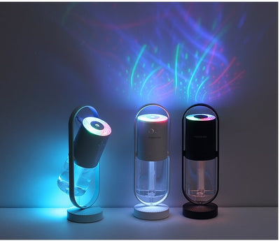 Magic Shadow USB Air Humidifier For Home With Projection Night Lights Ultrasonic Car Mist Maker Mini Office Air Purifier null