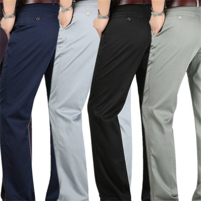 Men's Casual Pants Middle-aged Straight Loose Business Trousers null