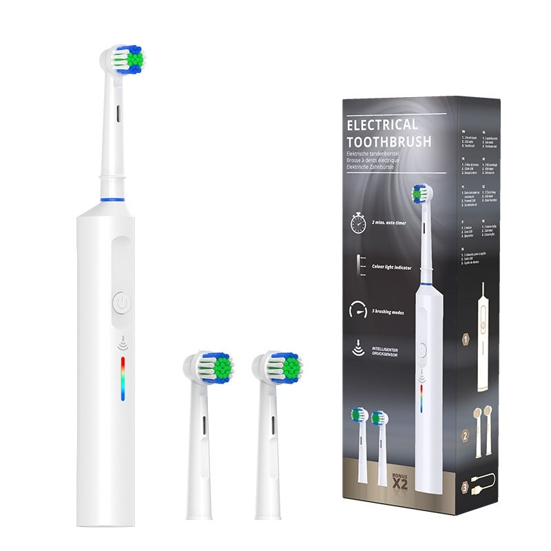 Rotary Electric Toothbrush Whitening Polishing Remove Tooth Stains null