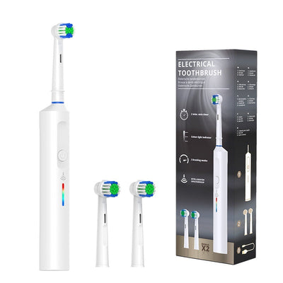 Rotary Electric Toothbrush Whitening Polishing Remove Tooth Stains null
