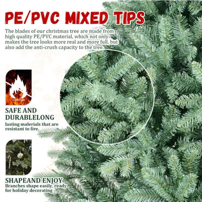 Artificial 5ft Blue Green Tint Christmas Tree null