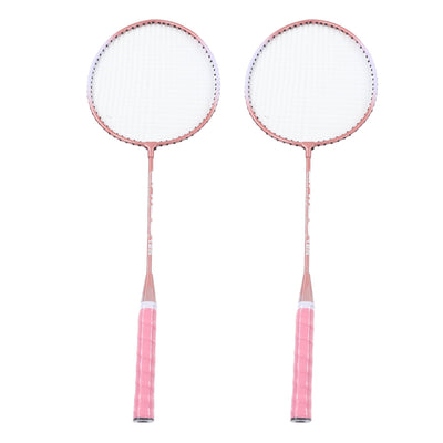 Badminton Rackets Pink Professional Separate Iron Alloy Badminton Rackets for Beginners Student Training null