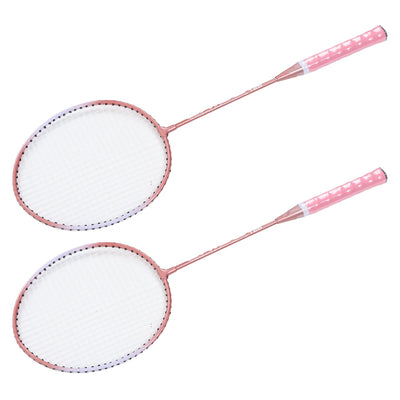 Badminton Rackets Pink Professional Separate Iron Alloy Badminton Rackets for Beginners Student Training null
