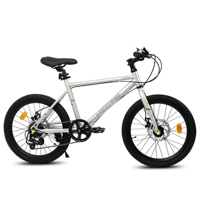 A20183 Kids Bike For 6-12 Years Old, 20 Inch Children's Bicycle For Boys Girls, 7-Speed Steel Frame, , Dual Disc Brakes, 20x1.75 Inch Tires Road Bike, 4 Color Options null