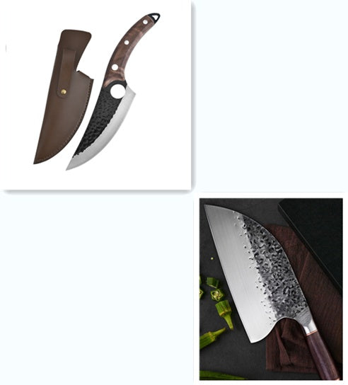 Hand forged boning knife null