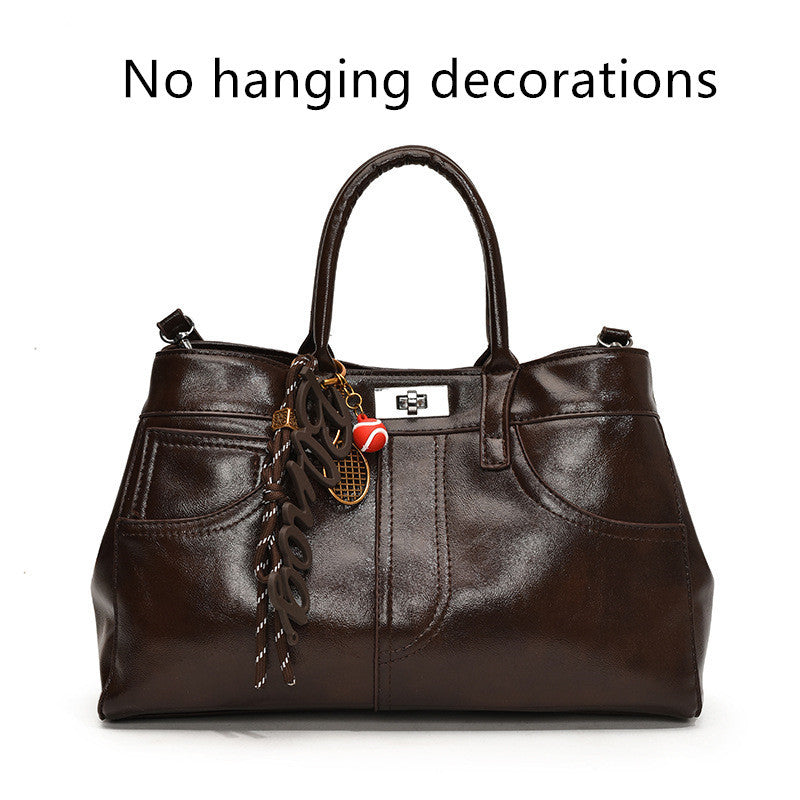 Retro Women's Large-capacity Shoulder Messenger Bag null