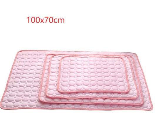 Pet Dog Cat Ice Silk Cold Nest Pad For Cooling In Summer null