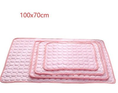 Pet Dog Cat Ice Silk Cold Nest Pad For Cooling In Summer null