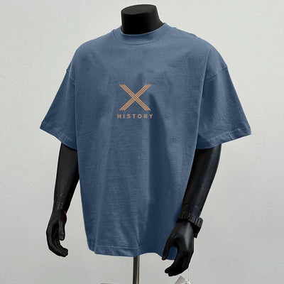 Cotton Loose Heavy Fashion Short Sleeve null