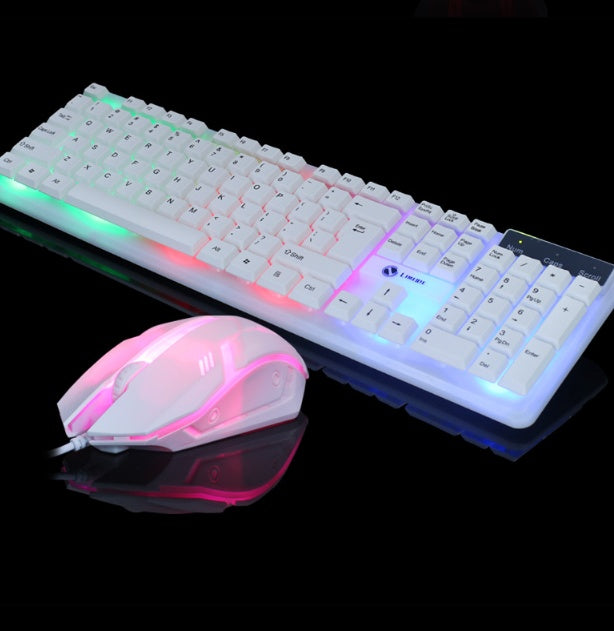 Backlit keyboard and mouse Shoppers Synchrony