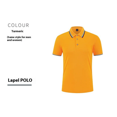 Mercerized Cotton Culture Lapel Short Sleeve null