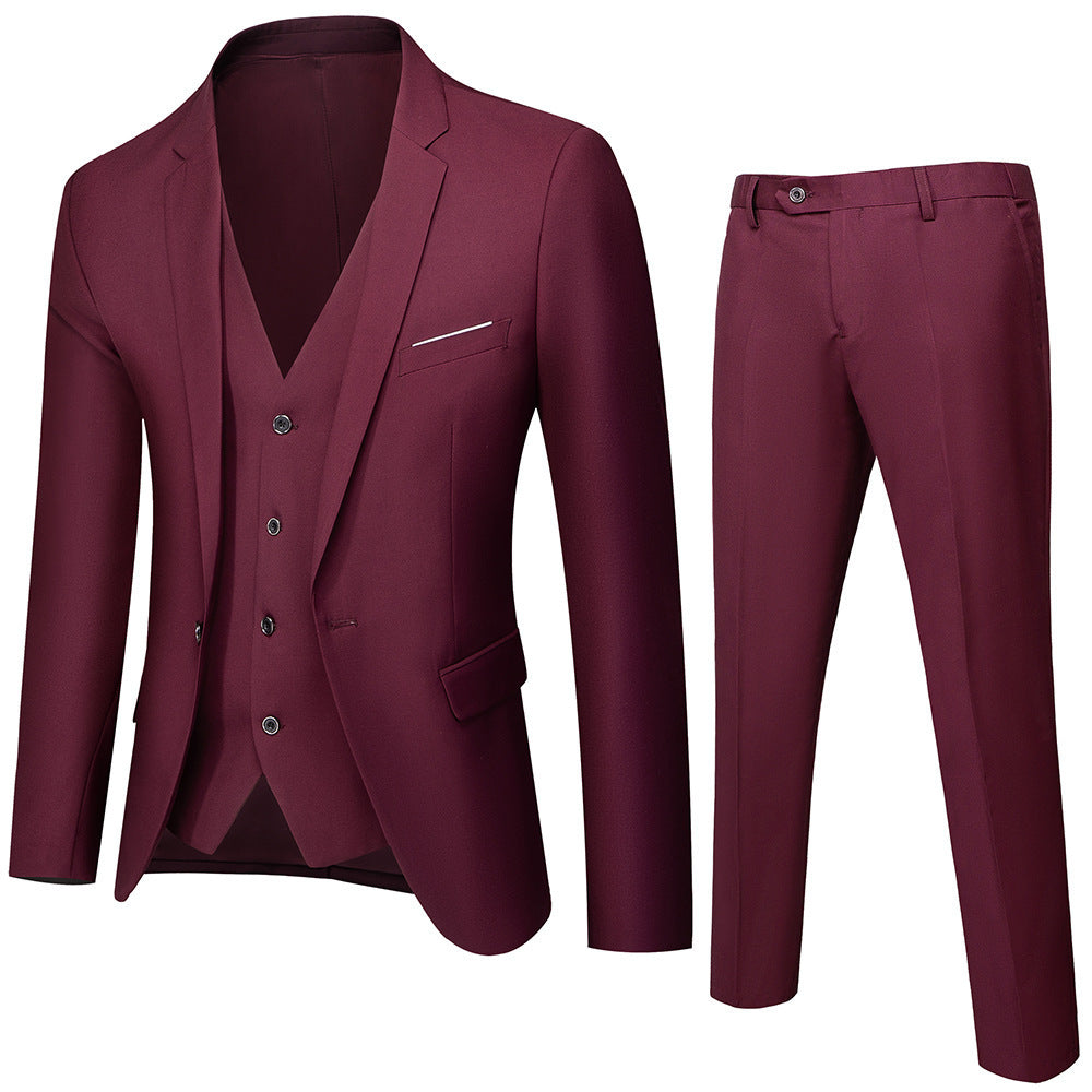 Men's Suit Set Two-piece Korean Style null