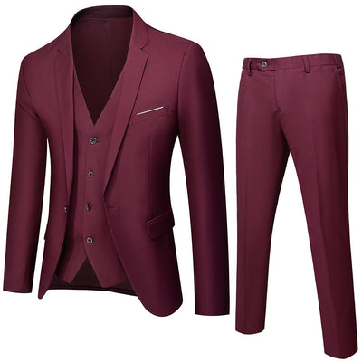 Men's Suit Set Two-piece Korean Style null