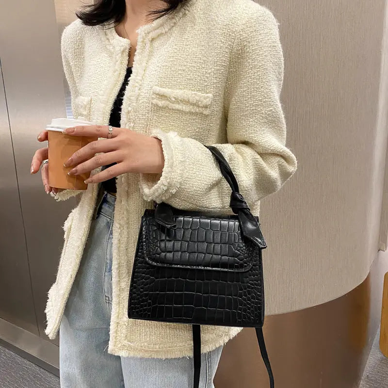 Small square bag retro armpit bag women''s bag null
