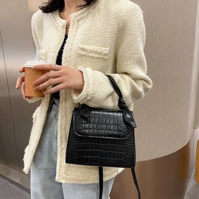 Small square bag retro armpit bag women''s bag null