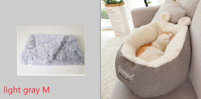Pet Dog Bed Warming Soft Sleeping Bag Cushion Puppy Kennel null