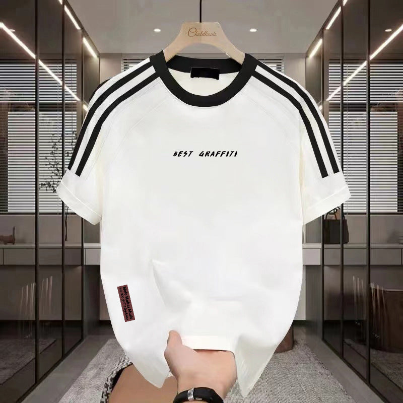 Men's Summer Thin Heavy Cotton Short Sleeve null