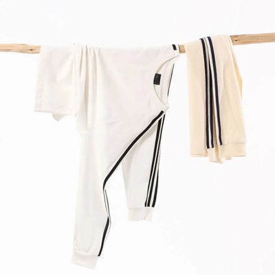 American-style Retro Three-bar Long-sleeved T-shirt For Men null