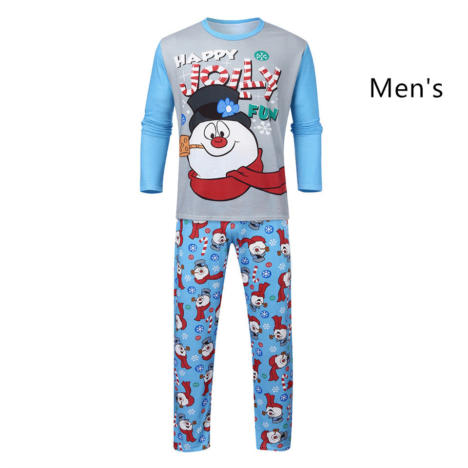Christmas Parent-child Printed Long Sleeve Pajamas Homewear null