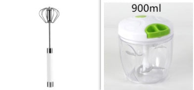 Semi-automatic Stainless Steel Egg Beater Whisk Hand Pressure Rotating Manual Mixer Egg Tools Cream Stirrer Kitchen Accessories null