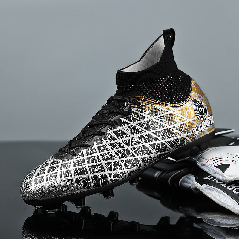 Soccer Shoes Long And Short Spikes Adult Student Race Shoes Training null