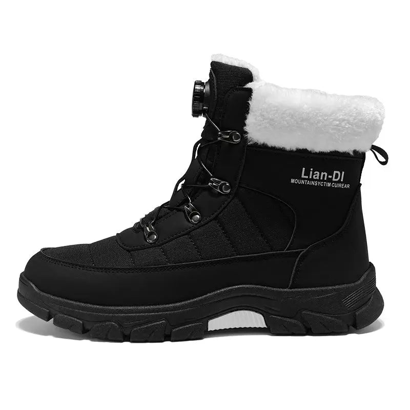 Warm Snow Boots Fleece-lined Thickened Men null