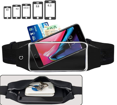 Touch Screen Clear Phone Waist Bag For Running Sports Fanny Pack null