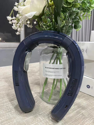 Halter Cooling Fan USB Charging Portable Leafless null