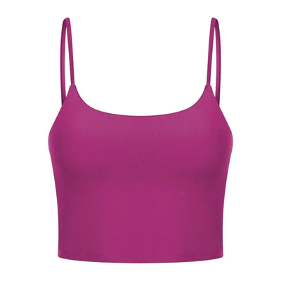 Yoga Jacket Women's Sports Underwear With Chest Pad Thin Belt Beauty Back null