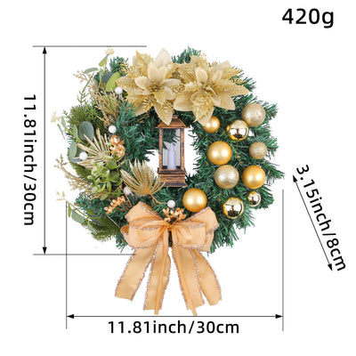 Christmas Light Wreath Door And Window Decoration Vine Ring null