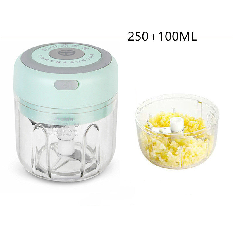 Mini Electric Garlic Chopper USB Charging Ginger Masher Machine Sturdy Durable Chili Vegetable Crusher Kitchen Tool null