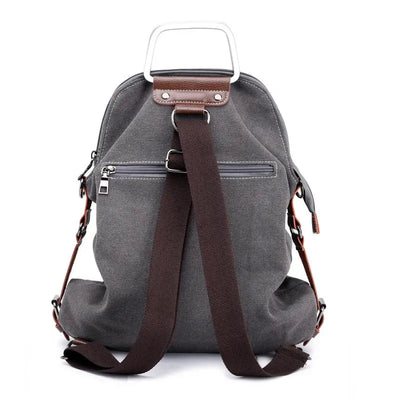 Canvas backpack women bag null