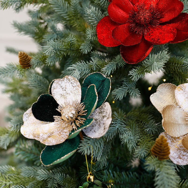 Christmas Flower Ornaments Christmas Tree Decorations null