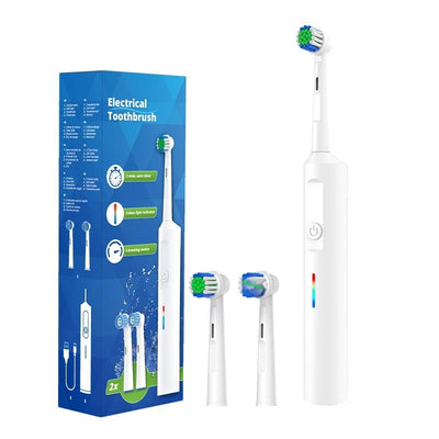 Rotary Electric Toothbrush Whitening Polishing Remove Tooth Stains null