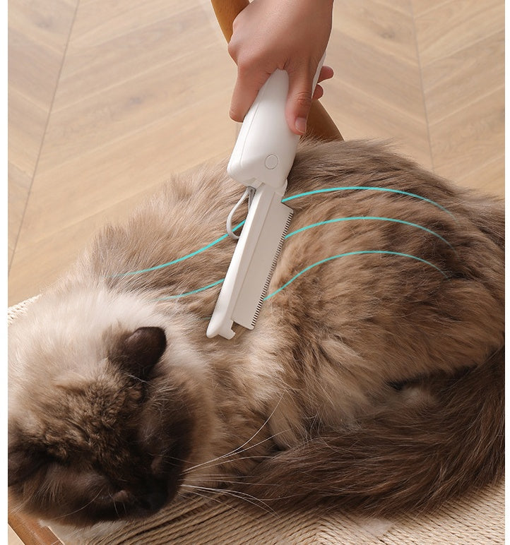 Pet Groomer Pet Hair Removal Brush Cat Grooming Brush Dog Cat Massage Epilator To Remove Floating Hair Cat Hair Dog Pet Supplies null