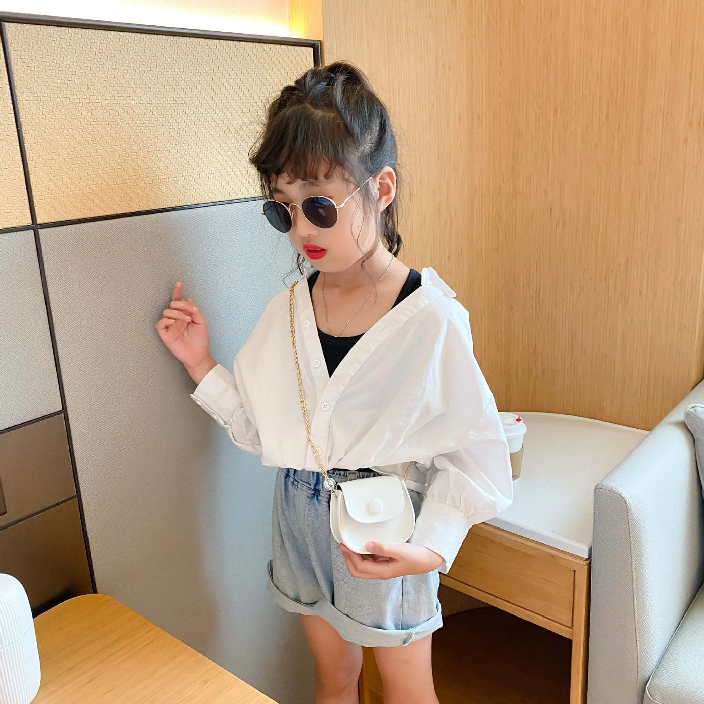 Accessories messenger bag women chain children's bag null