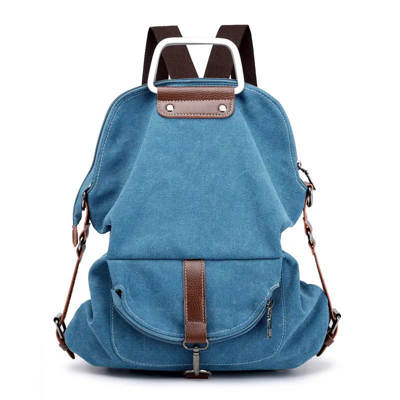 Canvas backpack women bag null