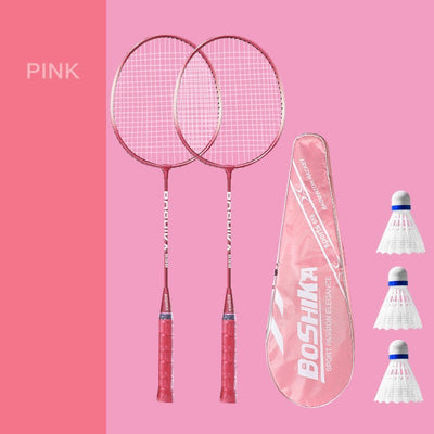 Badminton Racket For Beginners Children Set Iron Alloy A null